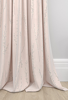 Willow Field, Pastel Pink - Made to Measure Curtains